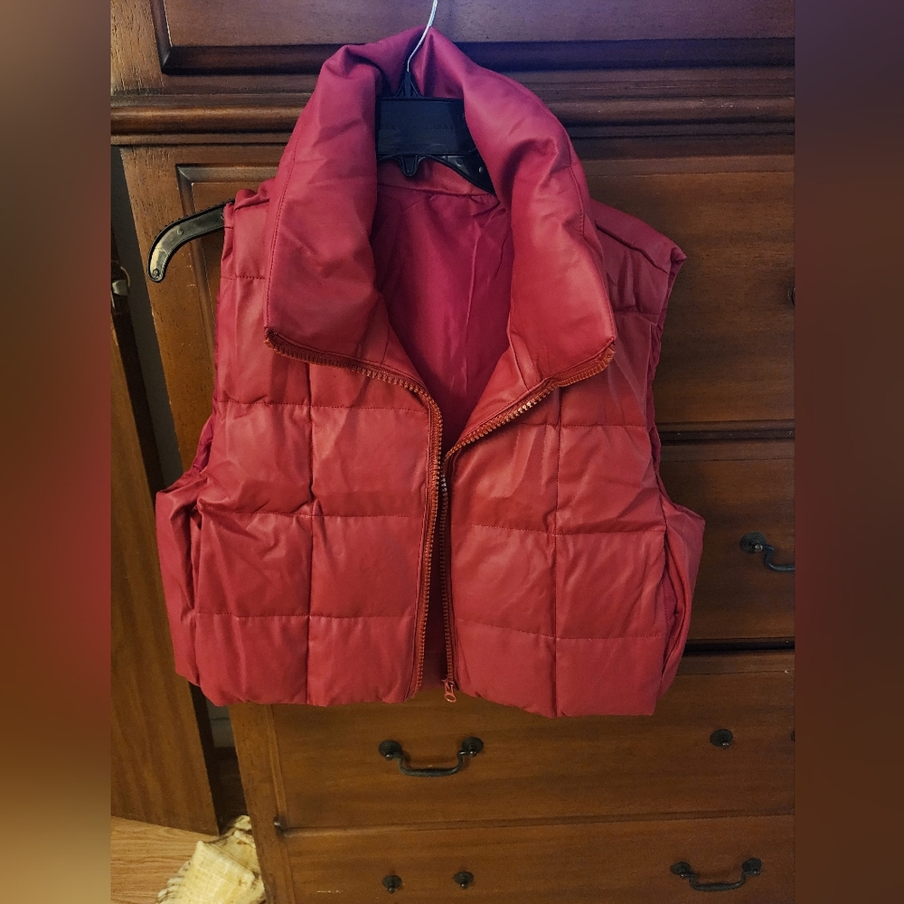 Red Puffer Vest